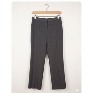 Focus 2000 Womens Charcoal Gray Straight Leg Dress Pants Size 14 Stretch Office